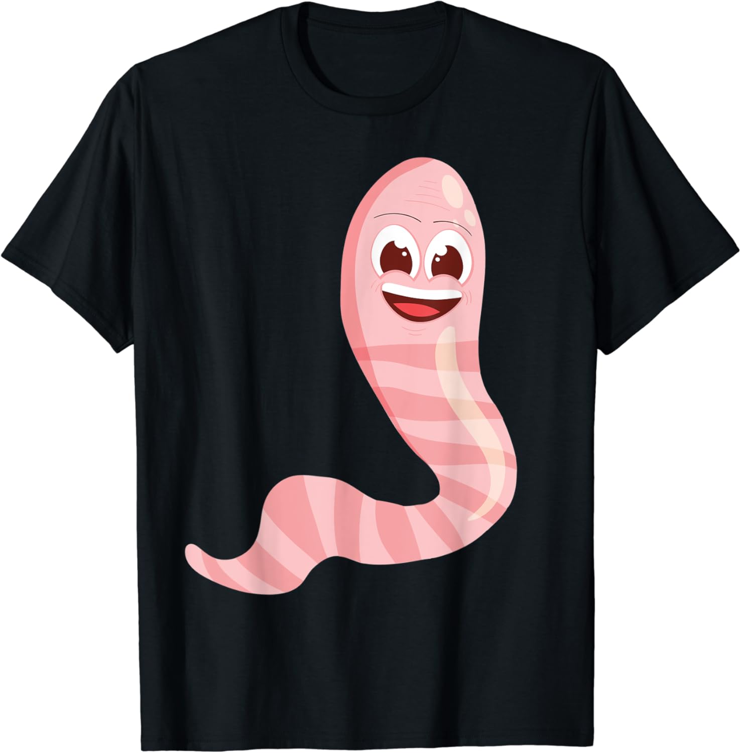 Earthworm Worm TShirt Amazon.co.uk Clothing